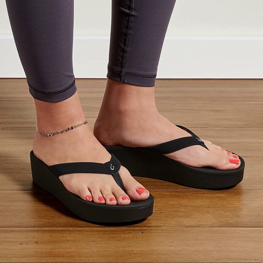 🌺NEW🌺 Olukai Pi O Lua Wedge Sandal Flip Flop 🩴